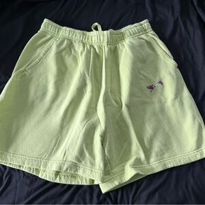 Light Green Casual Shorts
